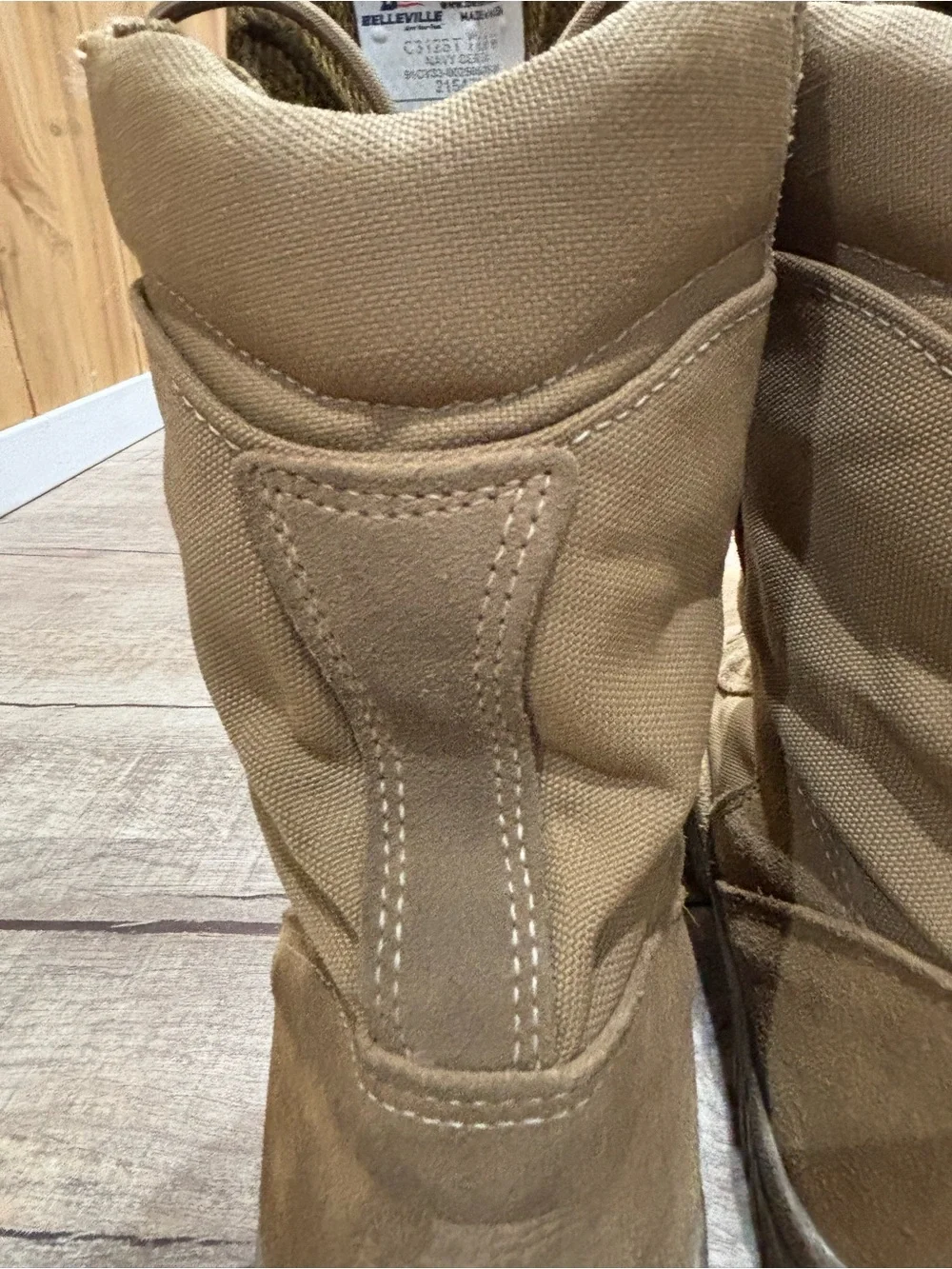 Men’s Belleville Tactical Lace-Up Boots in Coyote Brown Military Size 11 W